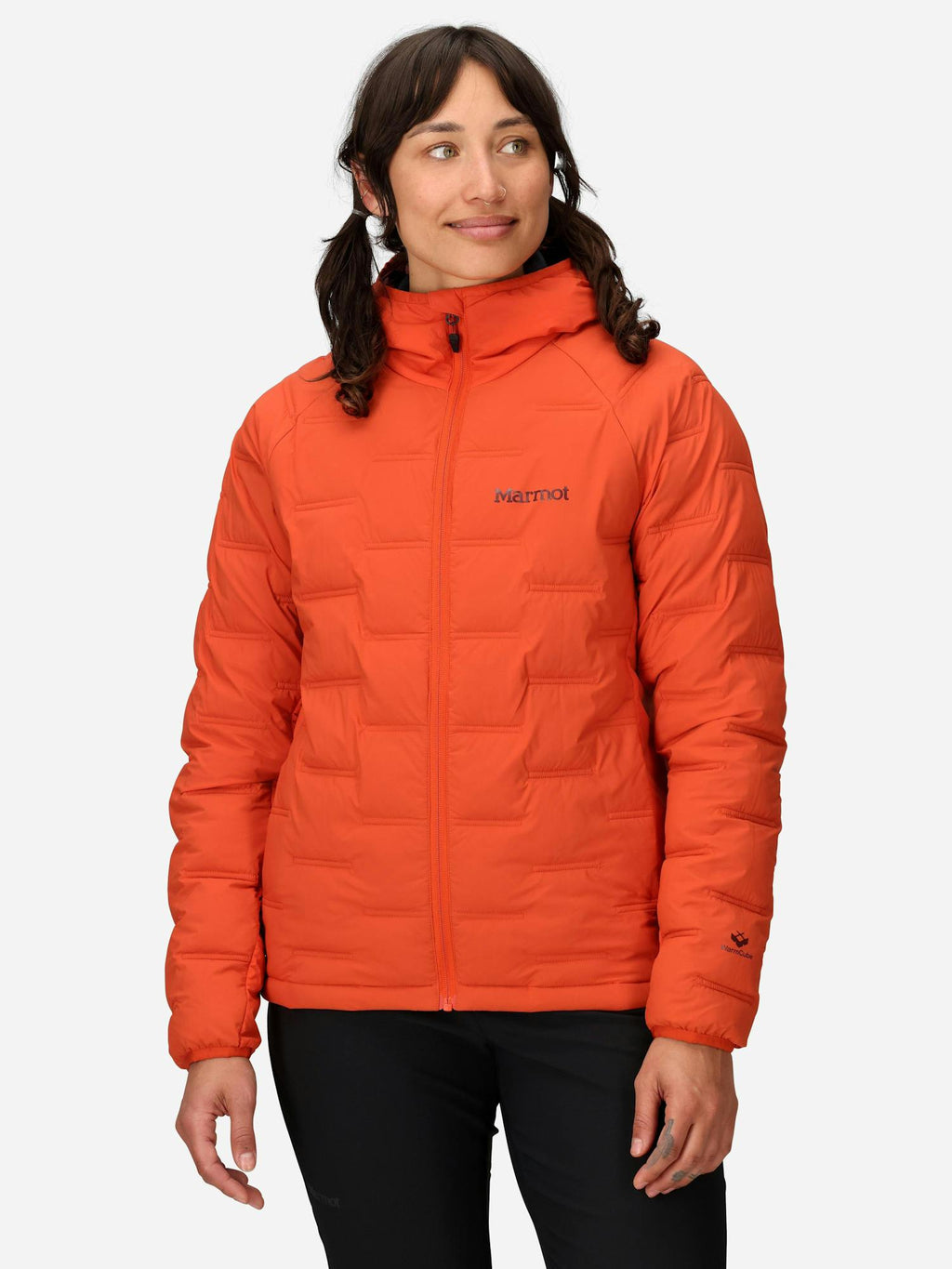 Marmot Women's WarmCube™ Active Novus Insulated Hoody in Ginger Blossom | Down