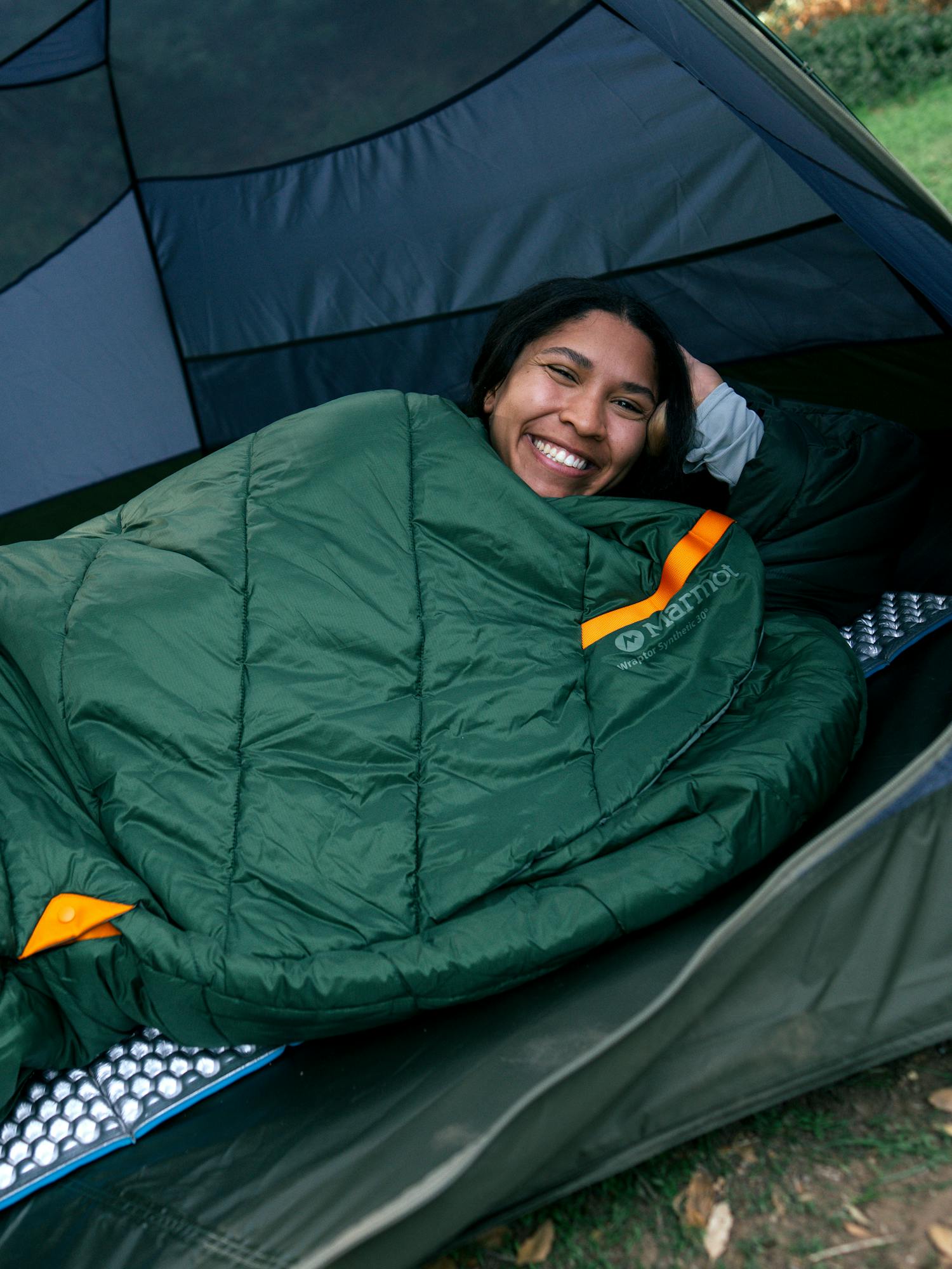 Marmot Wraptor Synthetic 30° Sleeping Bag in Deep Forest/Fraser Fir