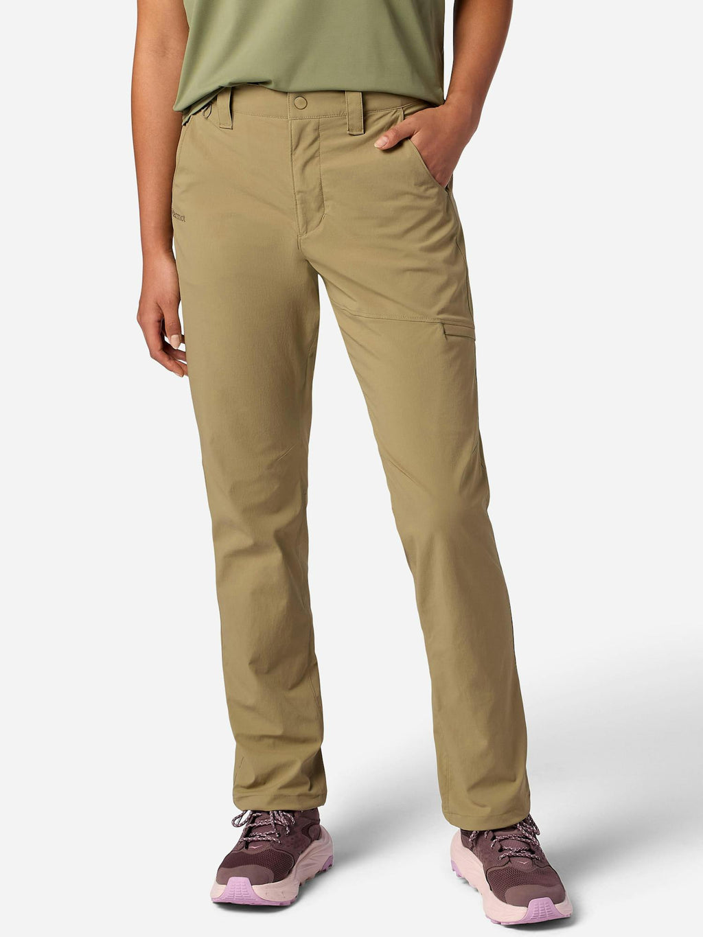 Marmot Women's Trailway UPF 50 Hiking Pants in Desert Khaki