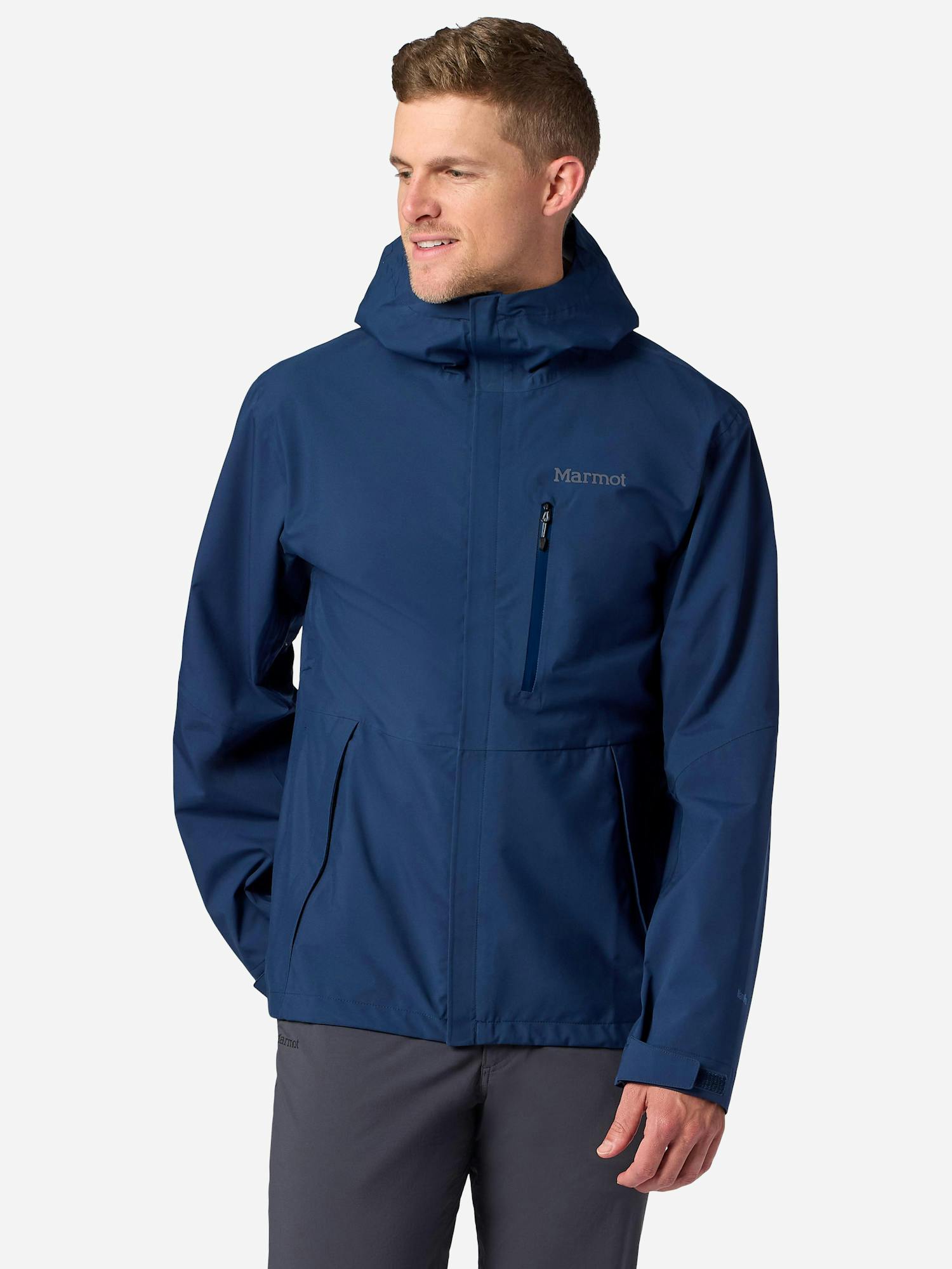 Marmot Men's PreCip® Evo Pro Rain Jacket in Nightfall Navy