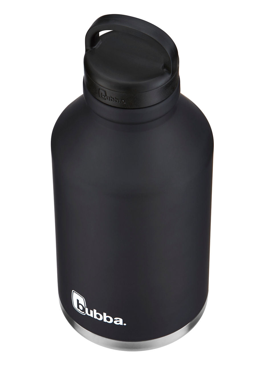 bubba Trailblazer Growler with Wide Mouth Lid | 64oz | Licorice Rubberized