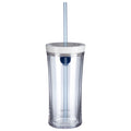 Contigo AUTOCLOSE® Shake & Go® 20oz | Tumbler | Clear & Monaco | Cup Holder