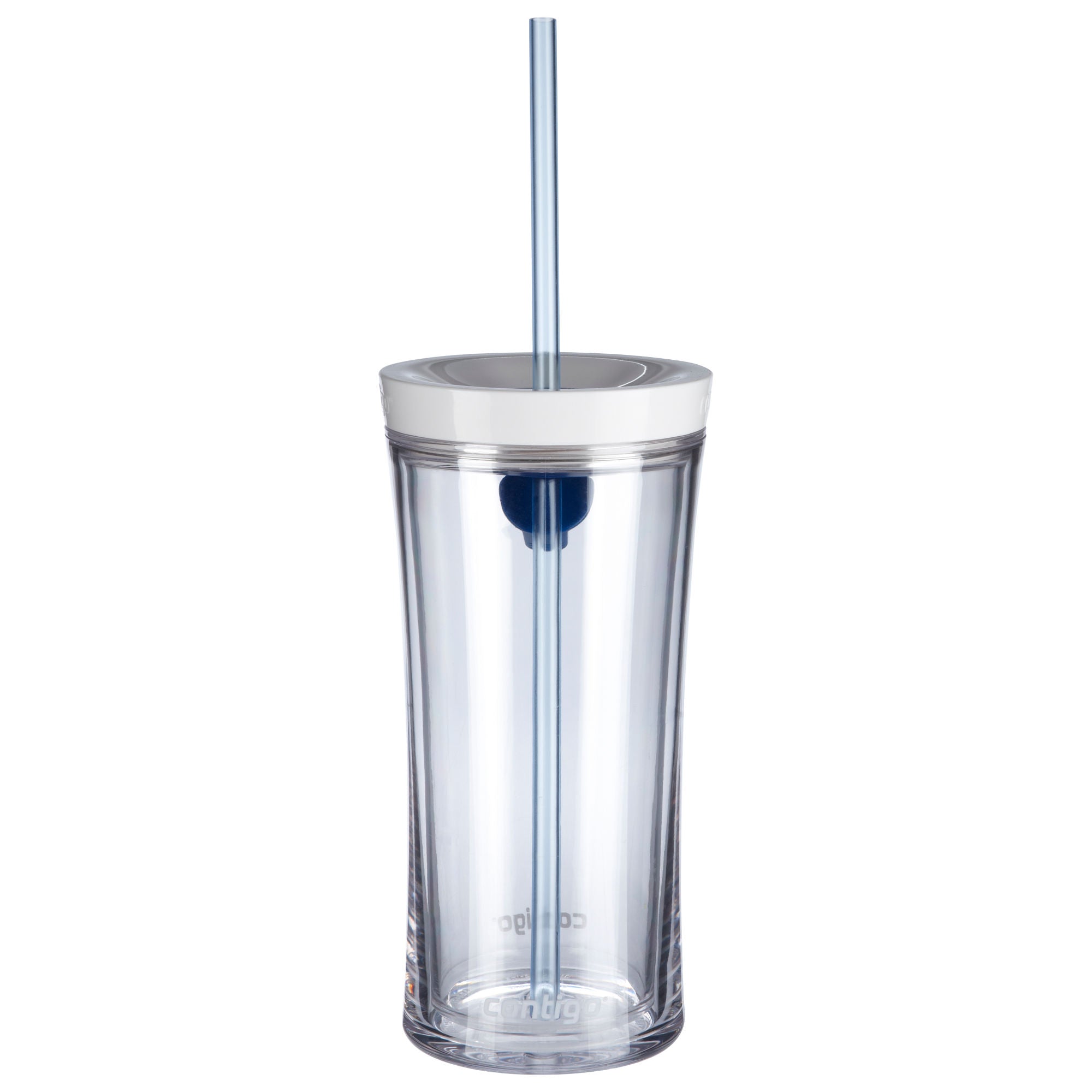 Contigo AUTOCLOSE® Shake & Go® 20oz | Tumbler | Clear & Monaco | Cup Holder