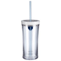 Contigo AUTOCLOSE® Shake & Go® 20oz | Tumbler | Clear & Monaco | Cup Holder
