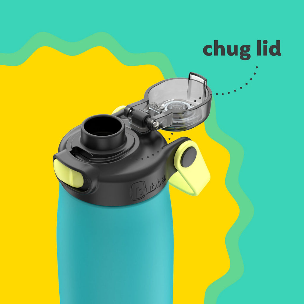 Bubba Radiant Stainless Steel Water Bottle with Push-Button Chug Lid | 24oz. | Cup Holder