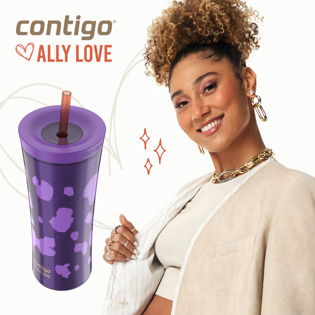 Contigo® x Ally Love Streeterville AUTOCLOSE® Shake & Go® Tumbler | 20oz | Violet