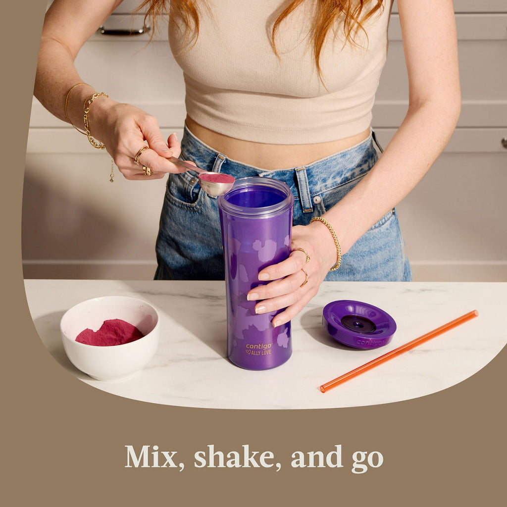 Contigo® x Ally Love Streeterville AUTOCLOSE® Shake & Go® Tumbler | 20oz | Violet