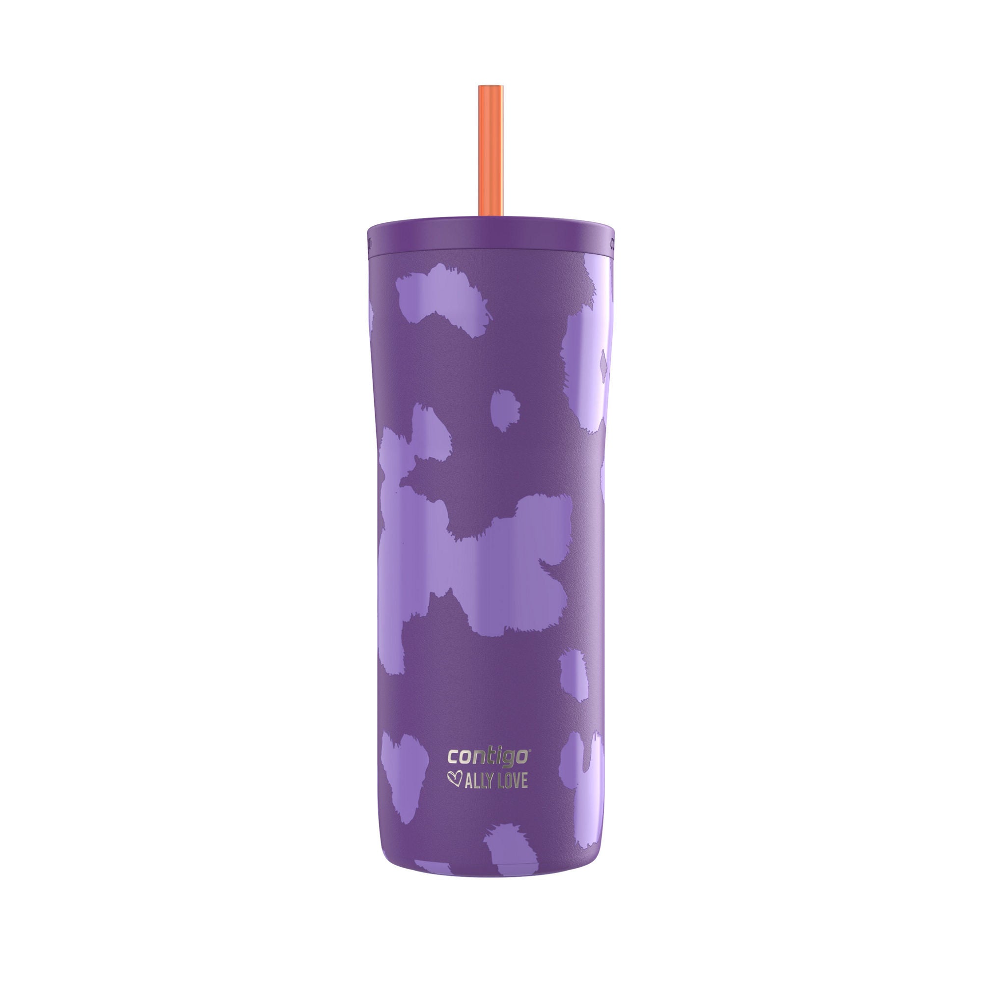 Contigo® x Ally Love Streeterville 2.0 Stainless Steel Tumbler with Straw | 24oz | Violet