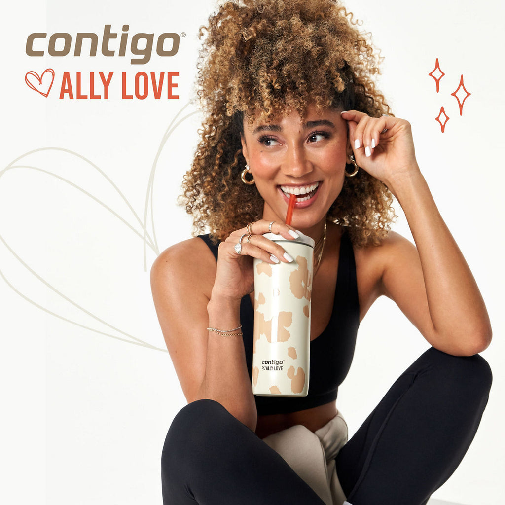 Contigo® x Ally Love Streeterville 2.0 Stainless Steel Tumbler with Straw | 24oz | Violet