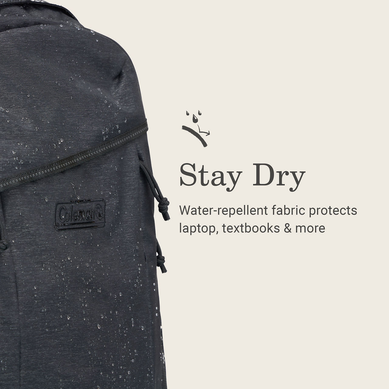 Coleman Walker 23 Backpack | Black