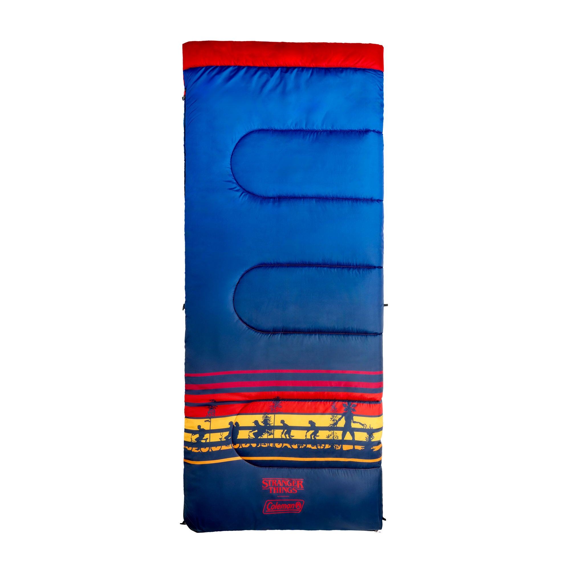 Coleman Stranger Things™ 50°F Sleeping Bag | Blue Stripe