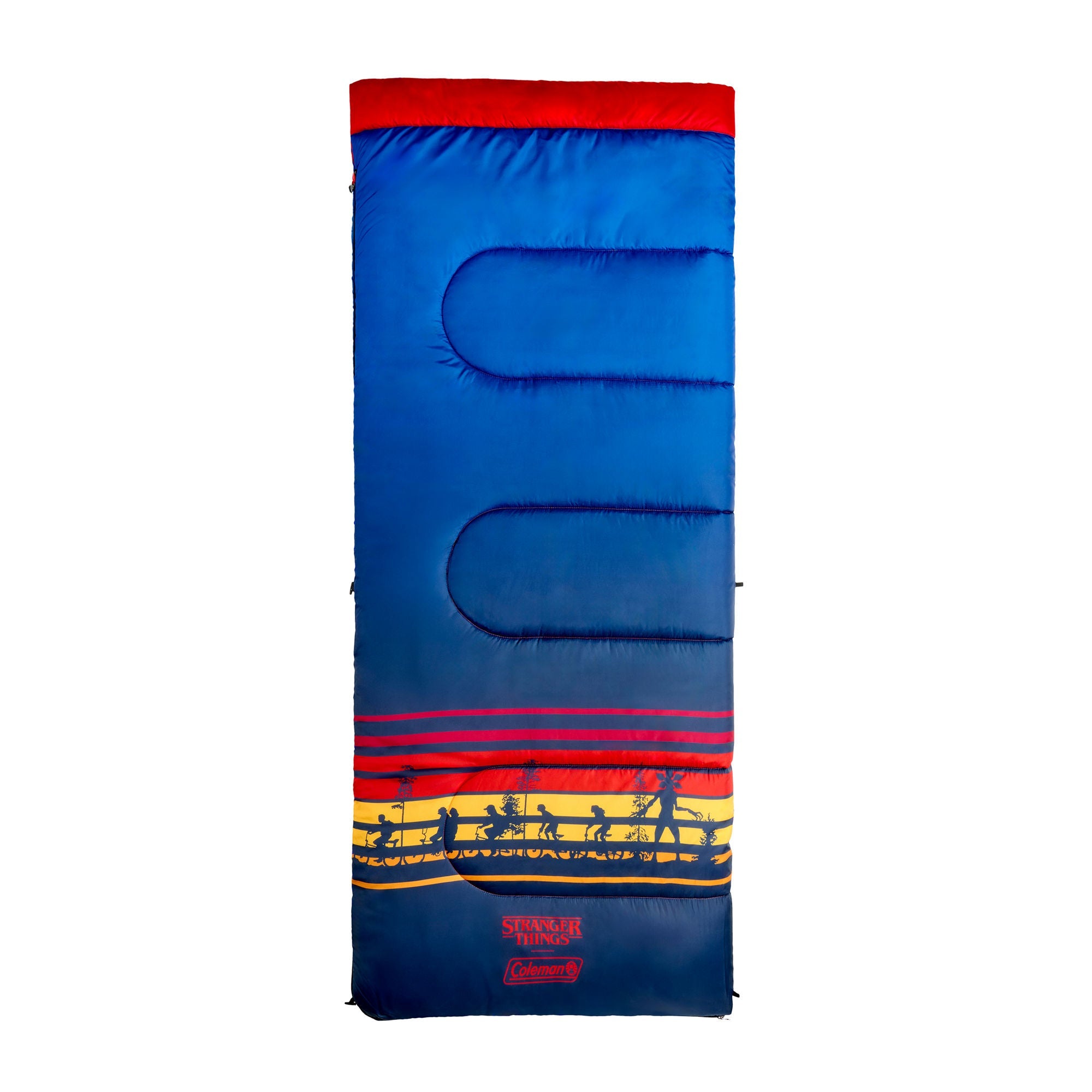 Coleman Stranger Things™ 50°F Sleeping Bag | Blue Stripe