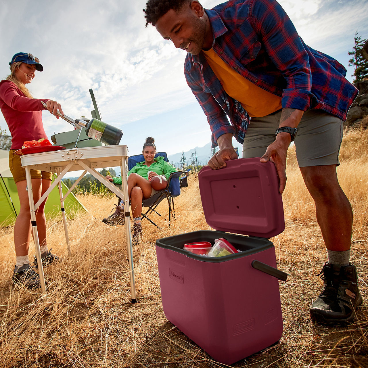 Coleman Chiller™ 30-Quart Portable Cooler | Cranberry