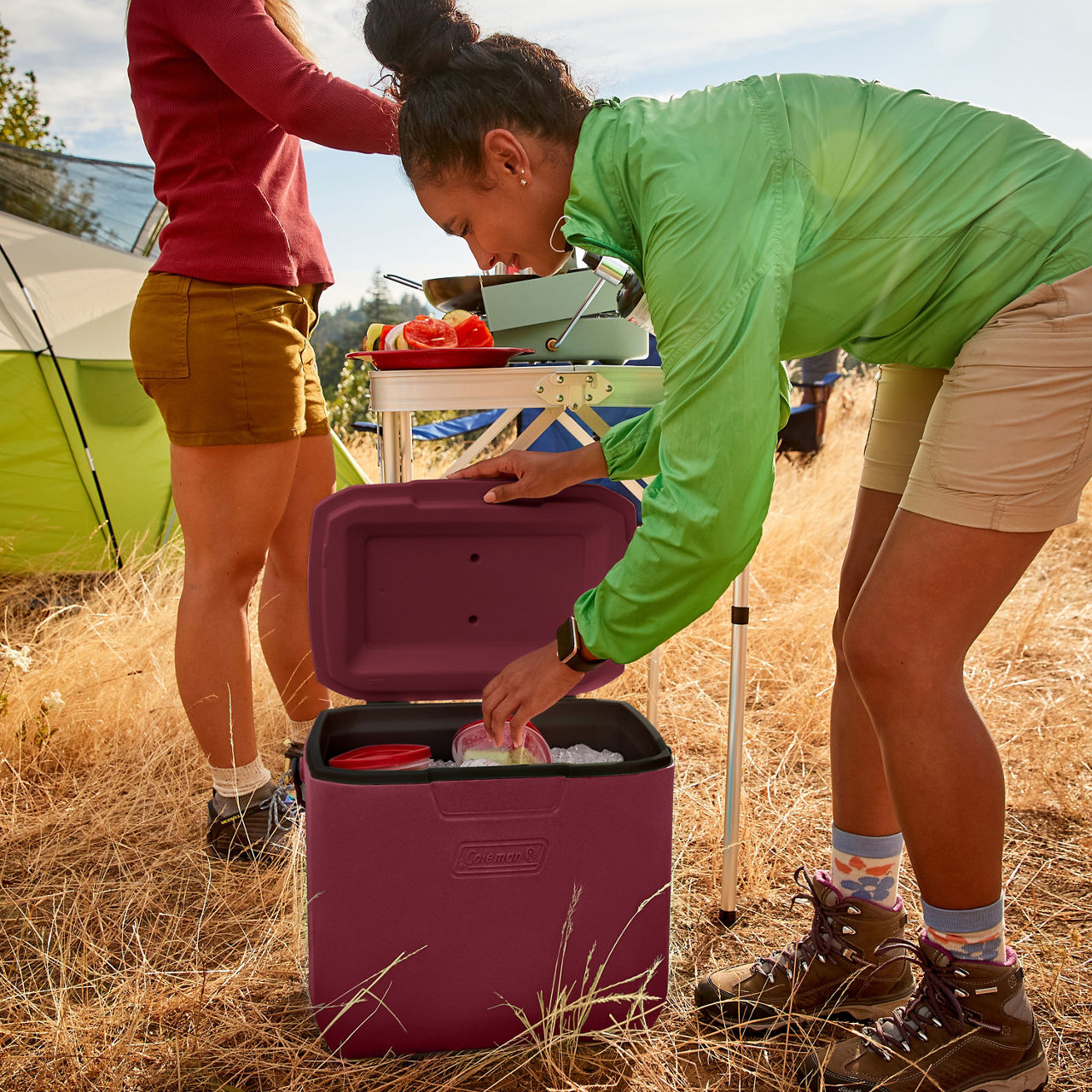 Coleman Chiller™ 30-Quart Portable Cooler | Cranberry