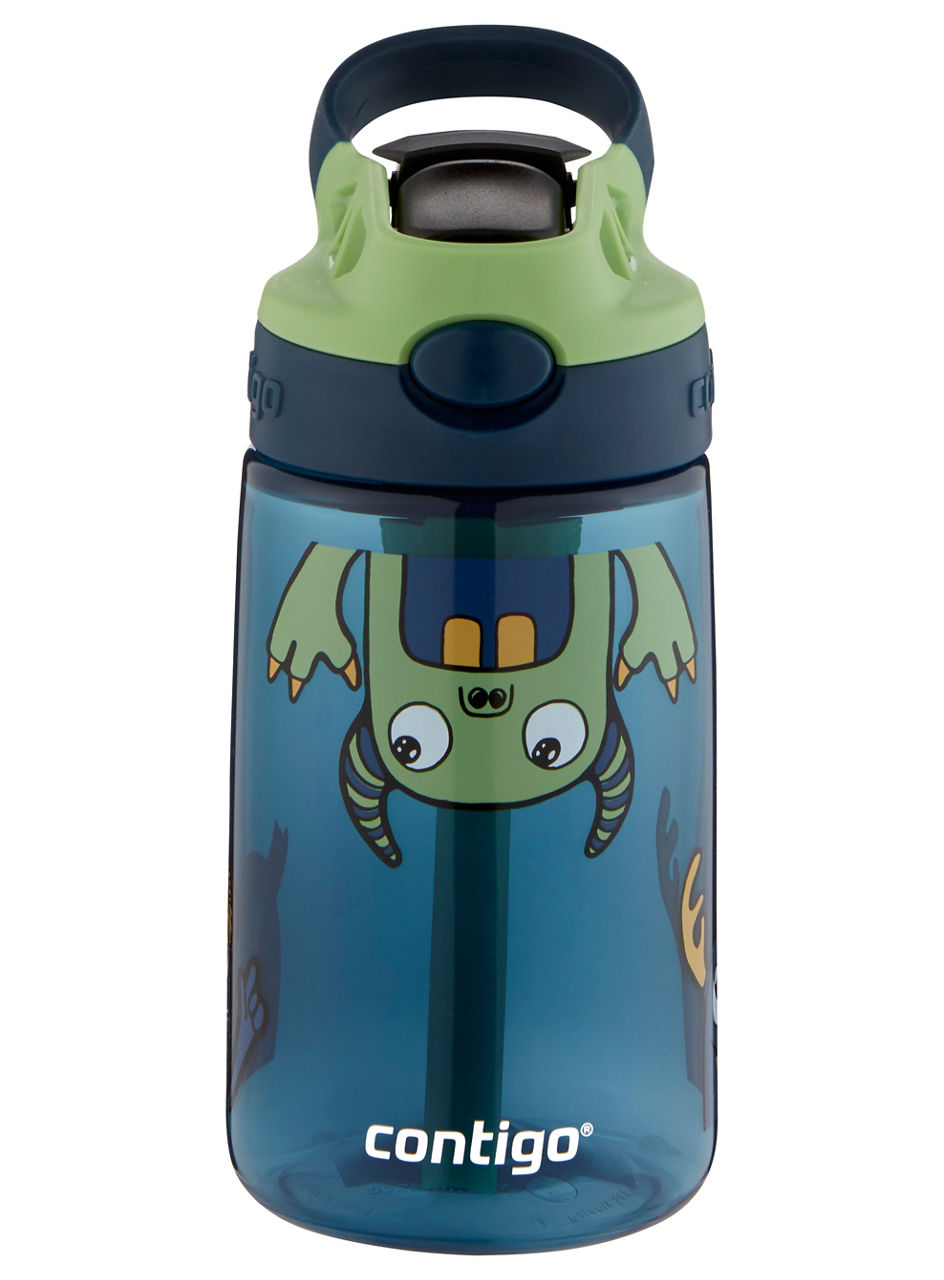 Contigo® Kids Straw Water Bottle with AUTOSPOUT® Lid | 14oz | Monsters