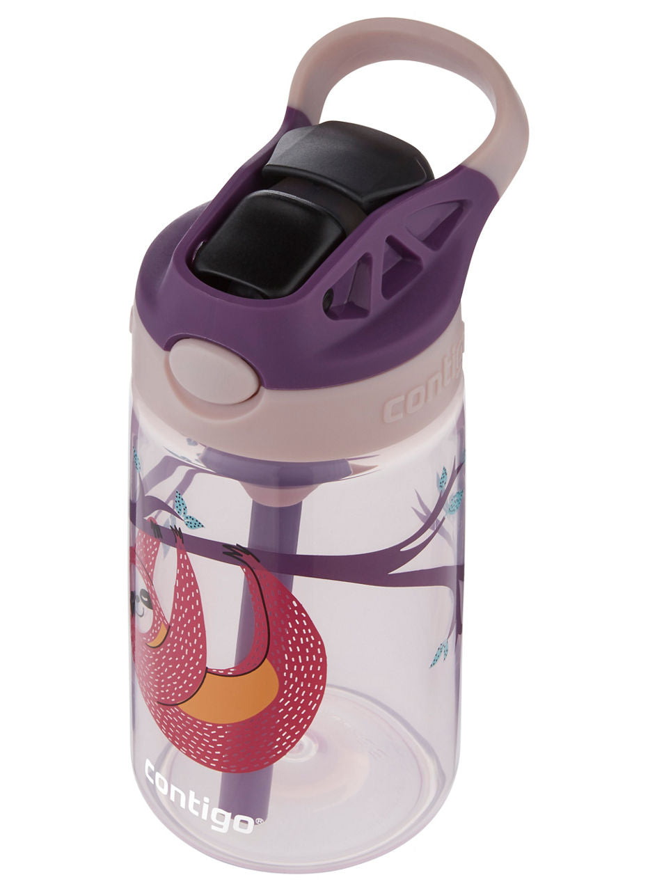 Contigo® Kids Straw Water Bottle with AUTOSPOUT® Lid | 14oz | Sloths