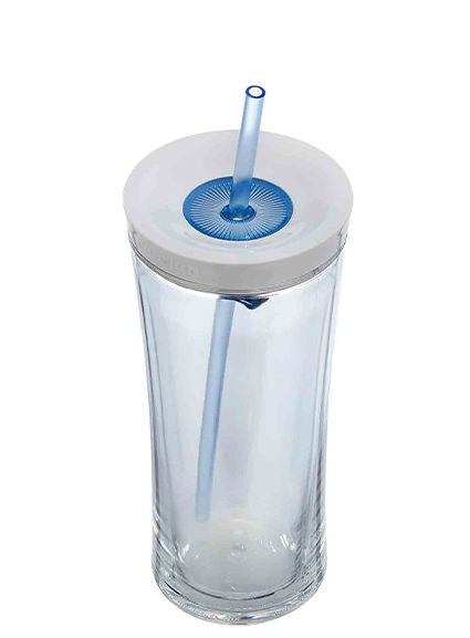 Contigo AUTOCLOSE® Shake & Go® 20oz | Tumbler | Clear & Monaco | Cup Holder