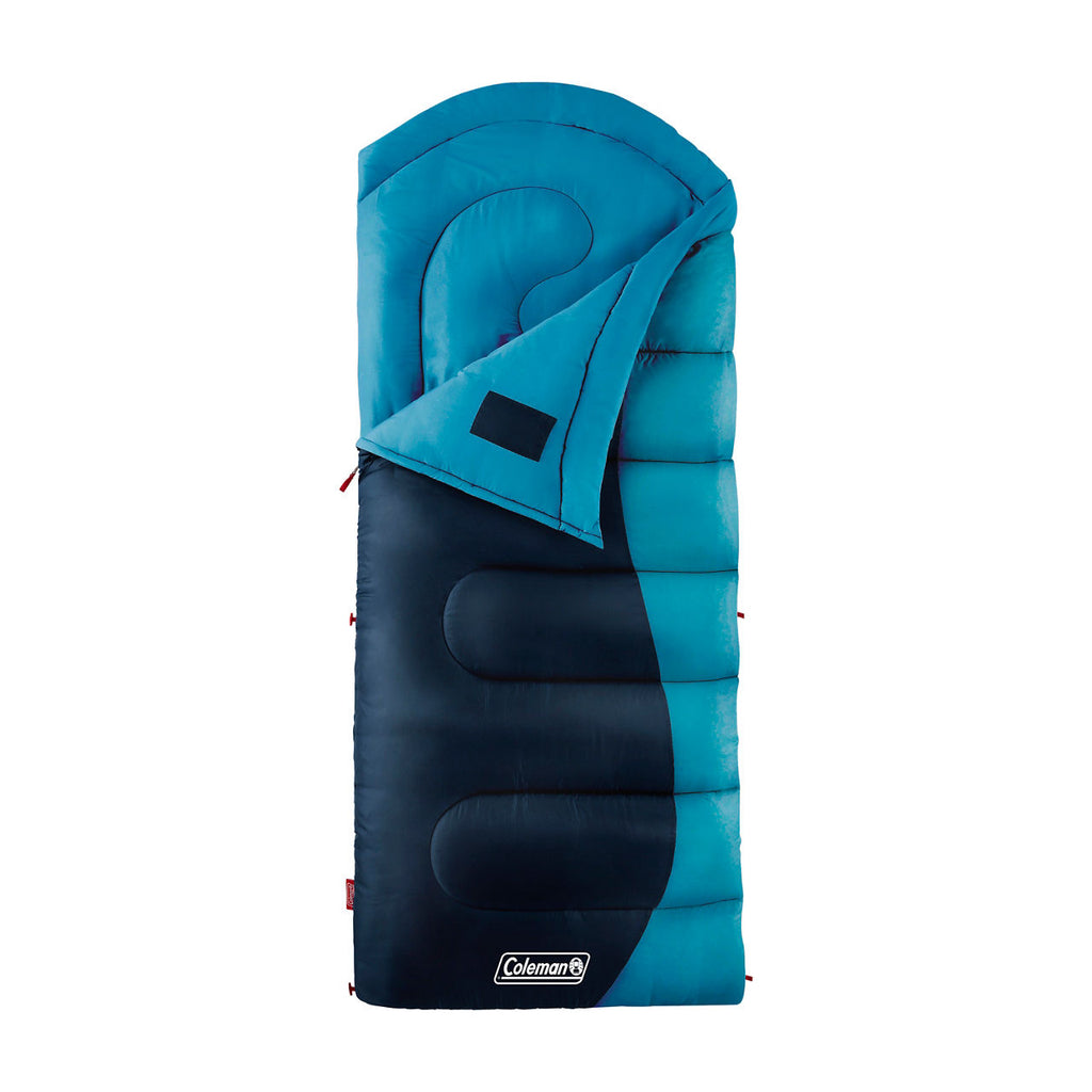 Coleman Montauk 40°F Big & Tall Contour Sleeping Bag | Ocean
