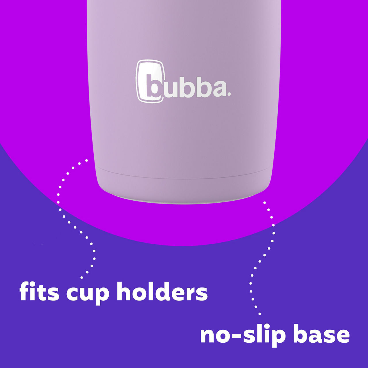 bubba Radiant Stainless Steel Tumbler With Straw | 24oz | Lilac Dream