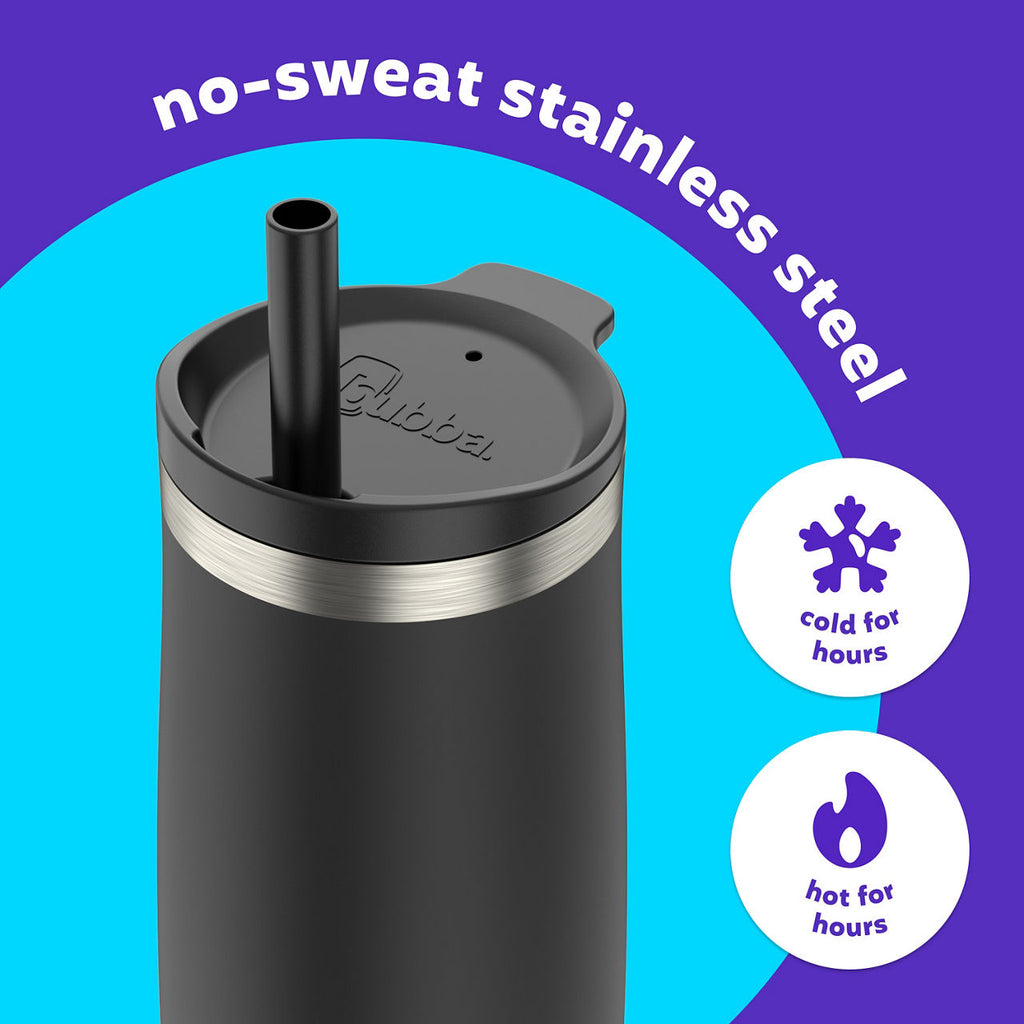 bubba Radiant Stainless Steel Tumbler With Straw | 24oz | Licorice