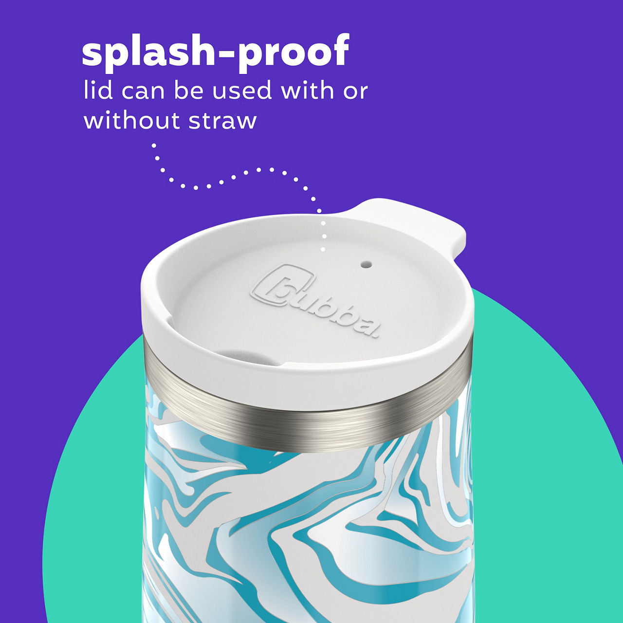 bubba Radiant Stainless Steel Tumbler With Straw | 24oz | Scuba