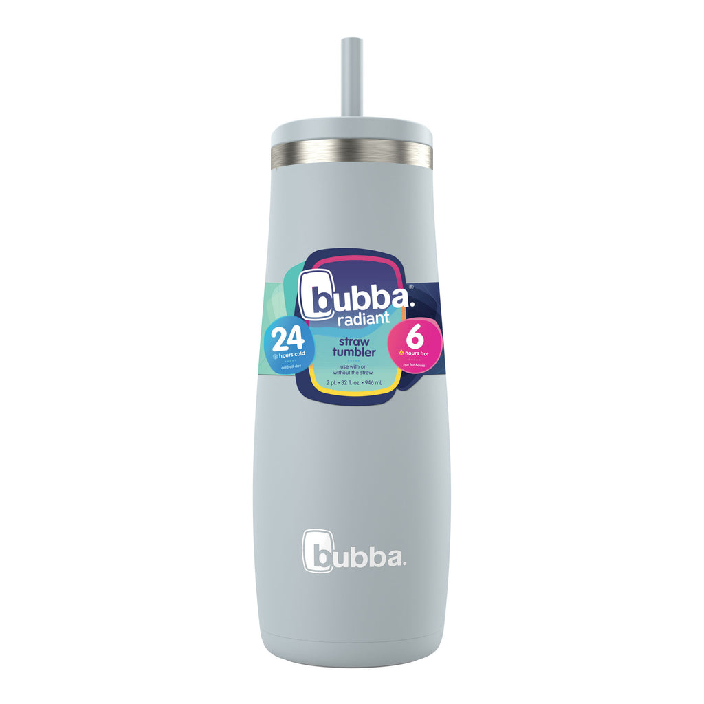 bubba Radiant Stainless Steel Tumbler With Straw | 32oz | Light Stone