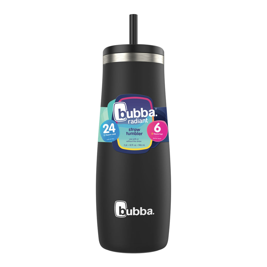 bubba Radiant Stainless Steel Tumbler With Straw | 32oz | Licorice