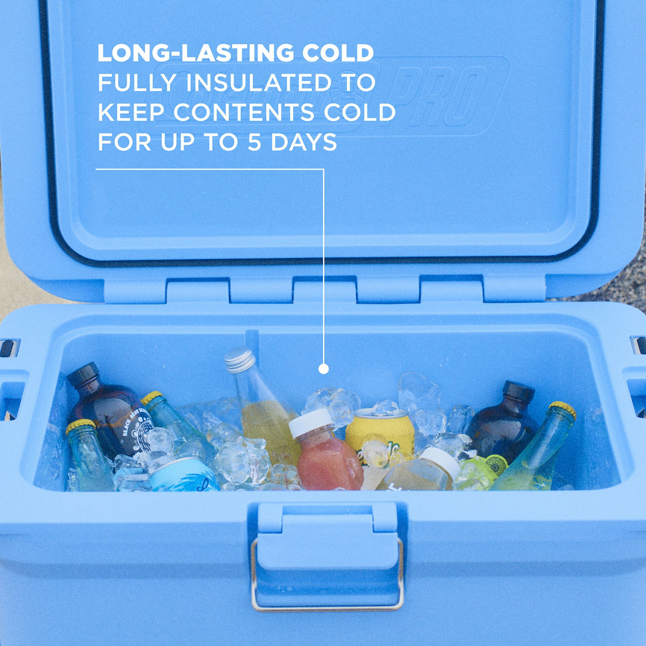 Coleman® Pro 55-Quart Wheeled Hard Cooler | Blue Sky
