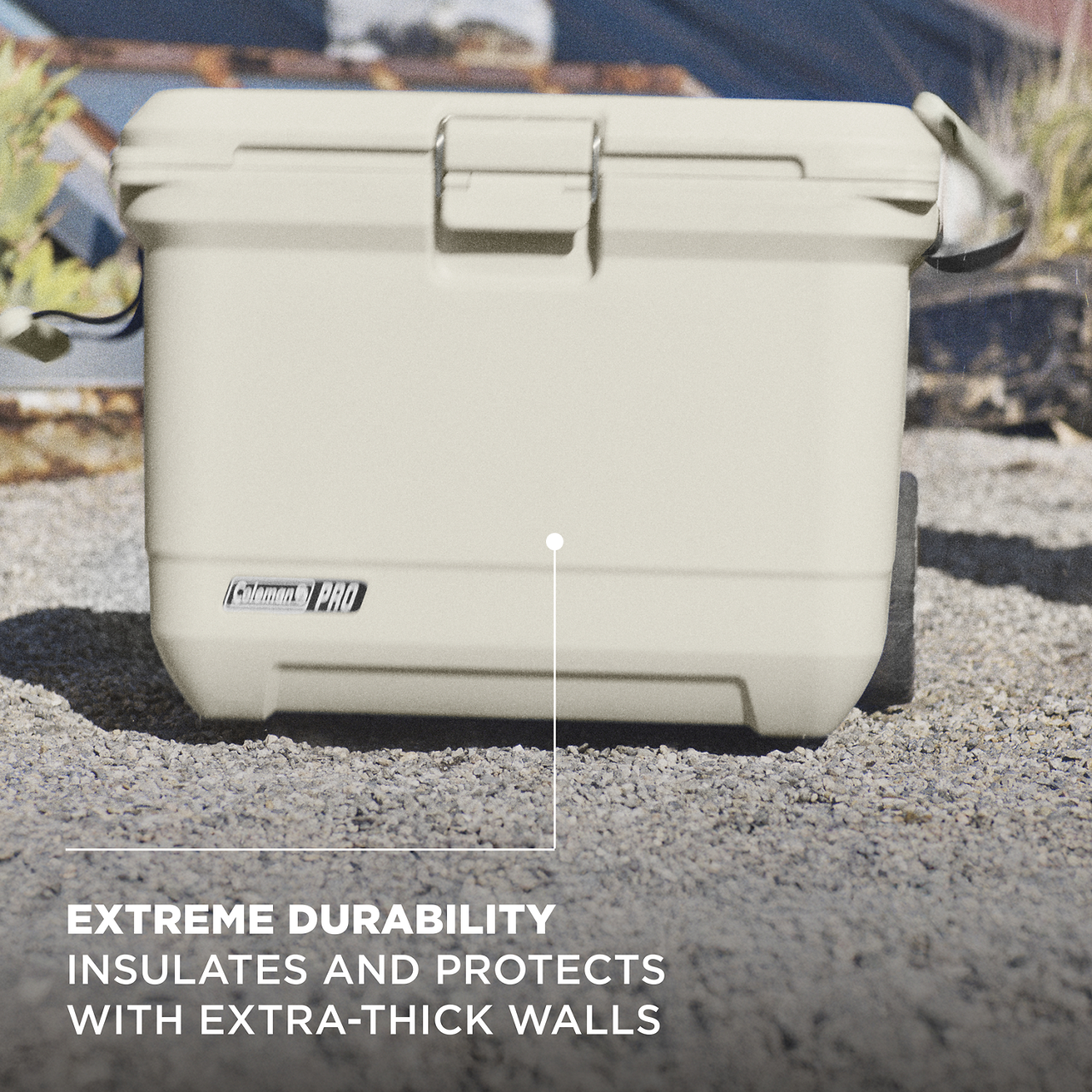 Coleman Pro 55-Quart Hard Cooler | Desert Sand