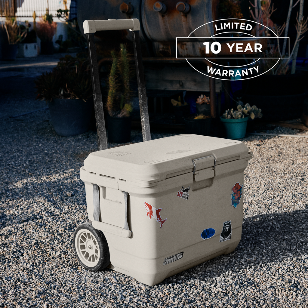 Coleman Pro 55-Quart Hard Cooler | Desert Sand