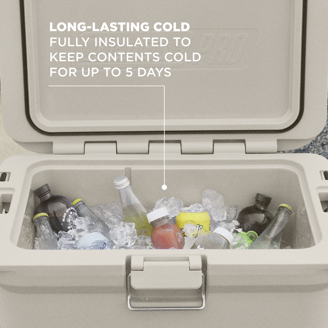 Coleman Pro 55-Quart Hard Cooler | Desert Sand