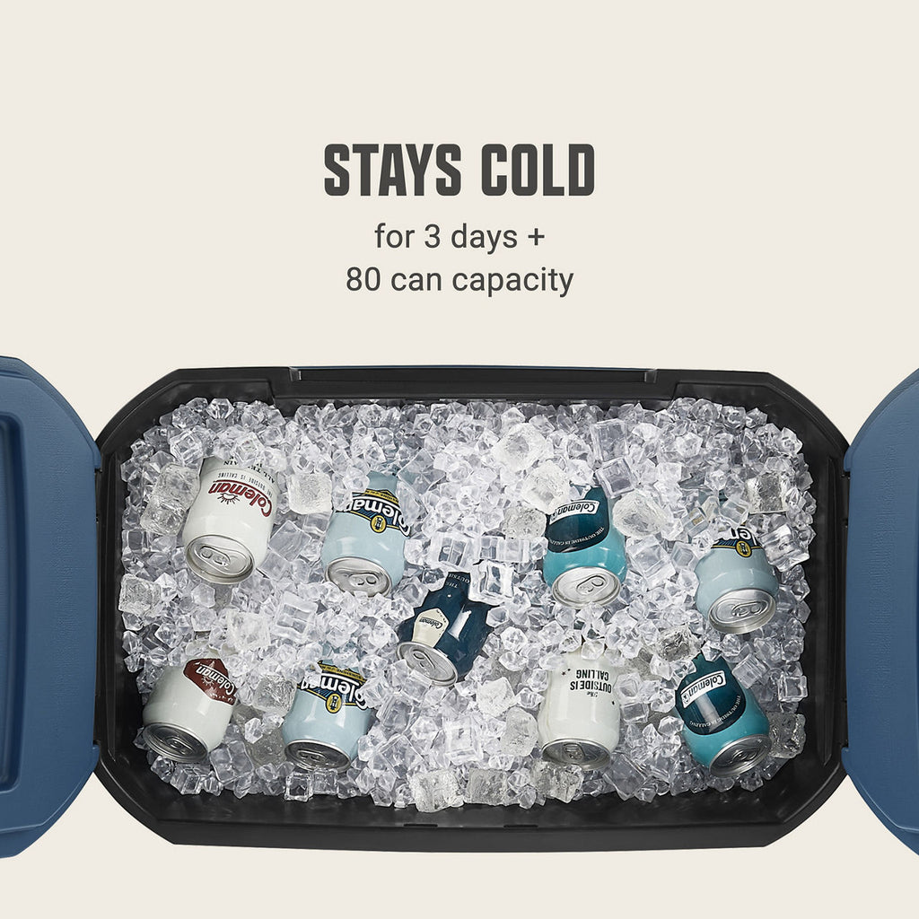 Coleman Flex 'N Go™ 52-Quart Cooler | Sapphire | Cup Holder | Supports Up To 250 lbs
