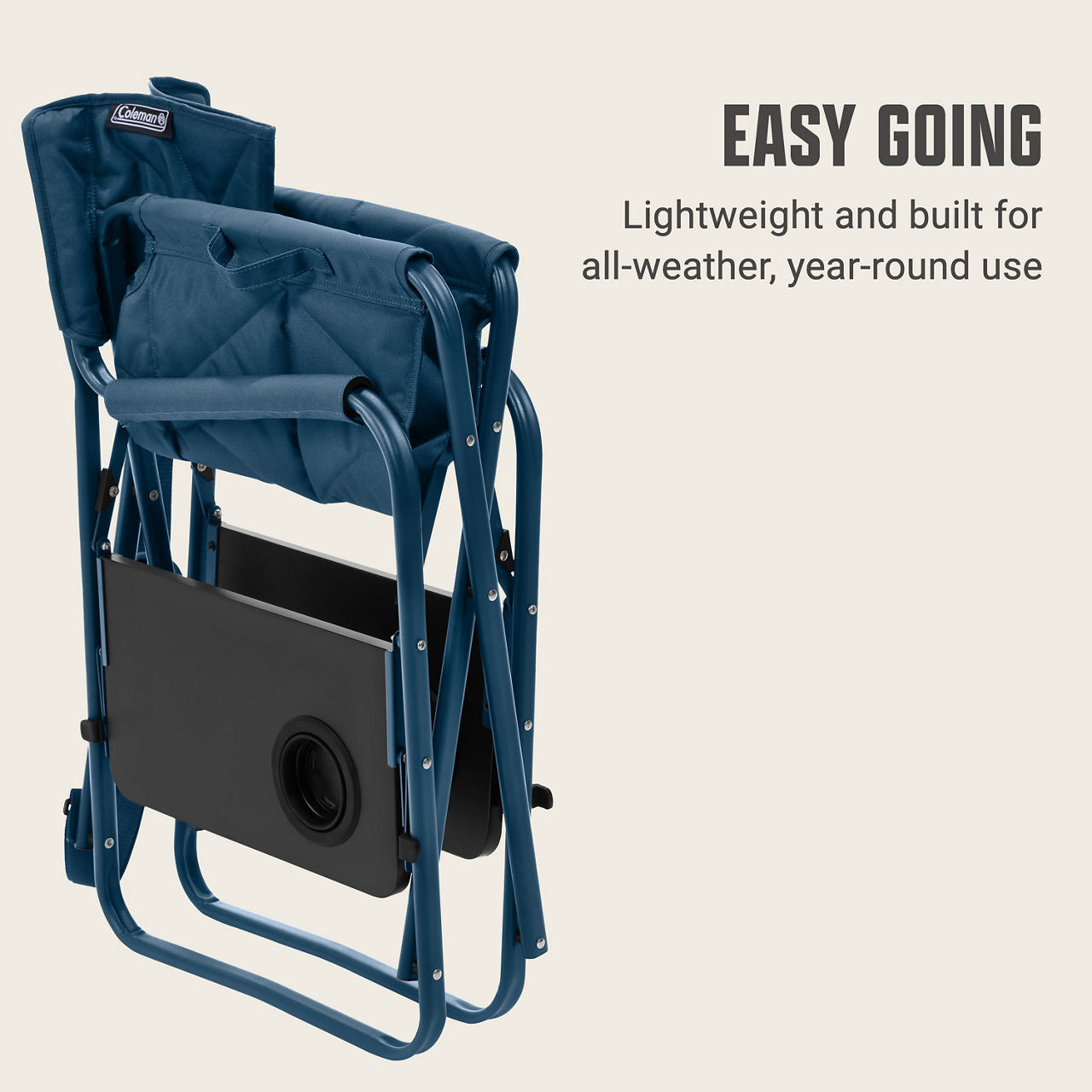 Coleman Flex 'N Go™ Chair 2 Tables Sapphire | Cup Holder