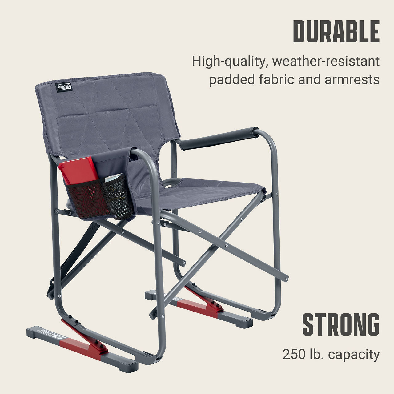 Coleman® Pro Rocker Chair | Mussel | Supports Up To 250 lbs