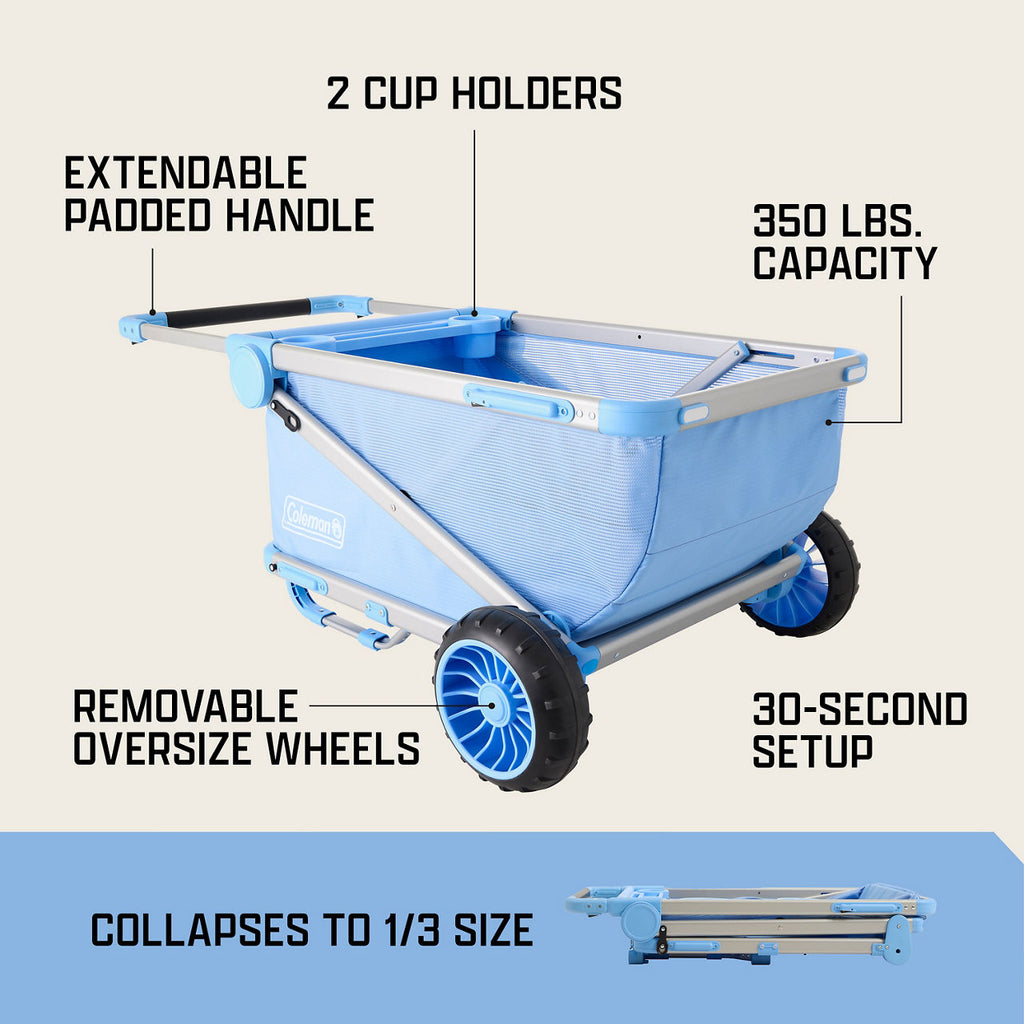 Coleman® Beach Wagon | Day Dream | Cup Holder