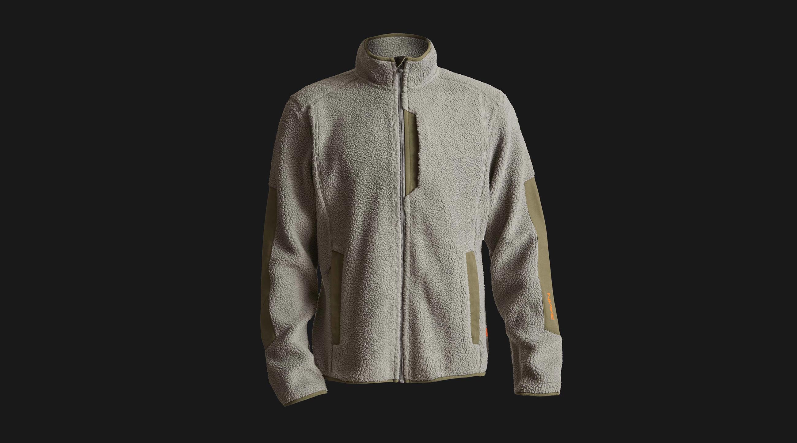 Ravin Sherpa Fleece Jacket (Steel Grey) Large