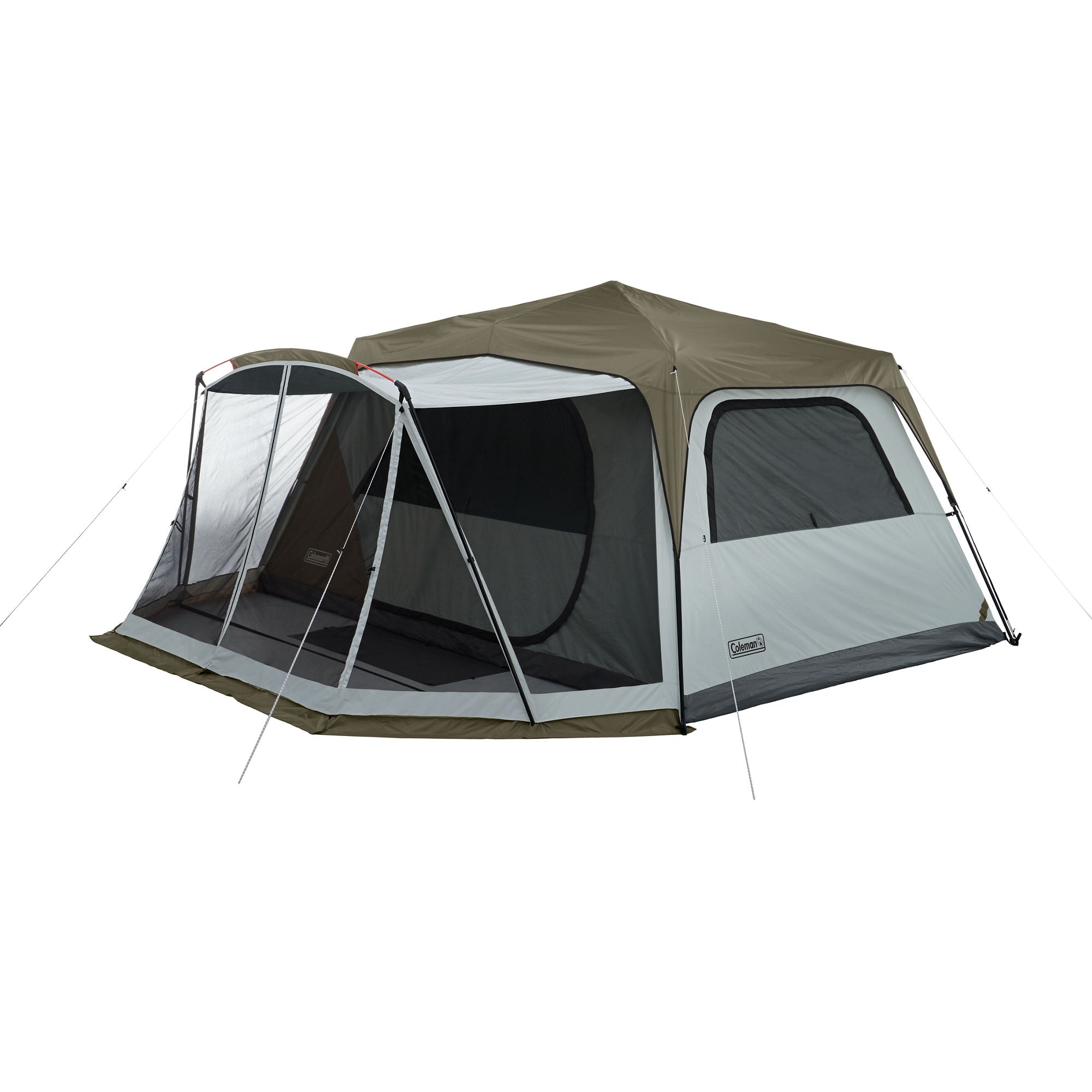 Coleman® Misty Falls™ 10-Person Camping Tent with LED Lights | Green