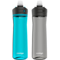 Contigo® Ashland 2.0 Tritan Water Bottle with AUTOSPOUT® Lid | 24oz | 2-pack | Juniper & Sake | Cup Holder