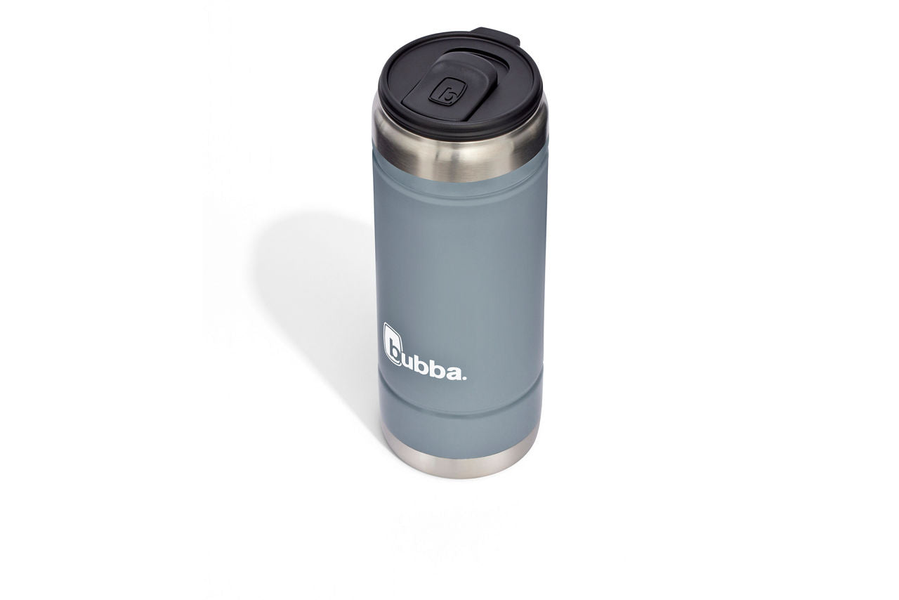 bubba Trailblazer Barware Stainless Steel Rubberized Tumbler | 18 oz | Bass & Pool Blue