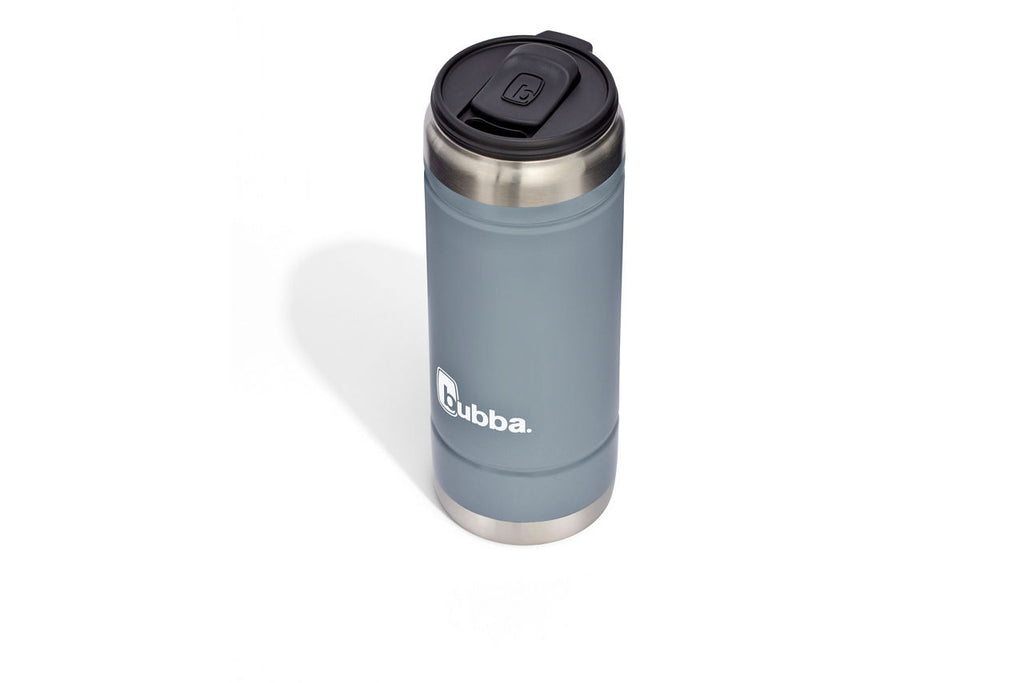 bubba Trailblazer Barware Stainless Steel Rubberized Tumbler | 18 oz | Bass & Pool Blue