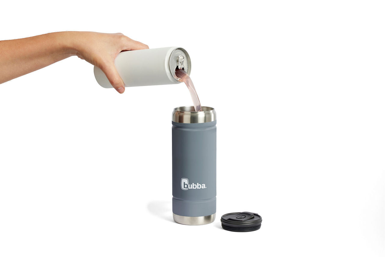 bubba Trailblazer Barware Stainless Steel Rubberized Tumbler | 18 oz | Bass & Pool Blue
