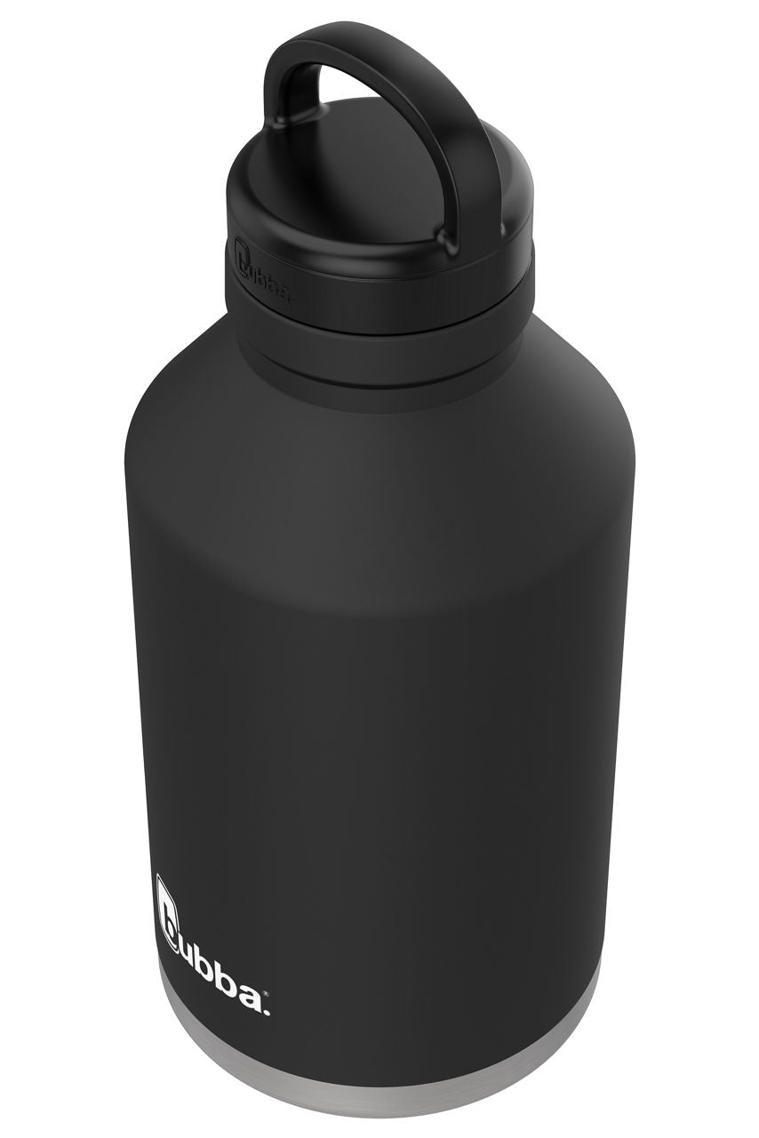 bubba Trailblazer Growler with Wide Mouth Lid | 64oz | Licorice Rubberized