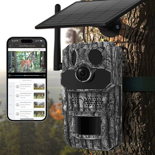 WILDGUARDER WG808 4G LTE Solar Trail Camera with GPS