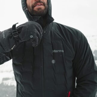 Marmot Men’s WarmCube® Active Aerothermal PrimaLoft® Insulated Hoody in Black | Fleece