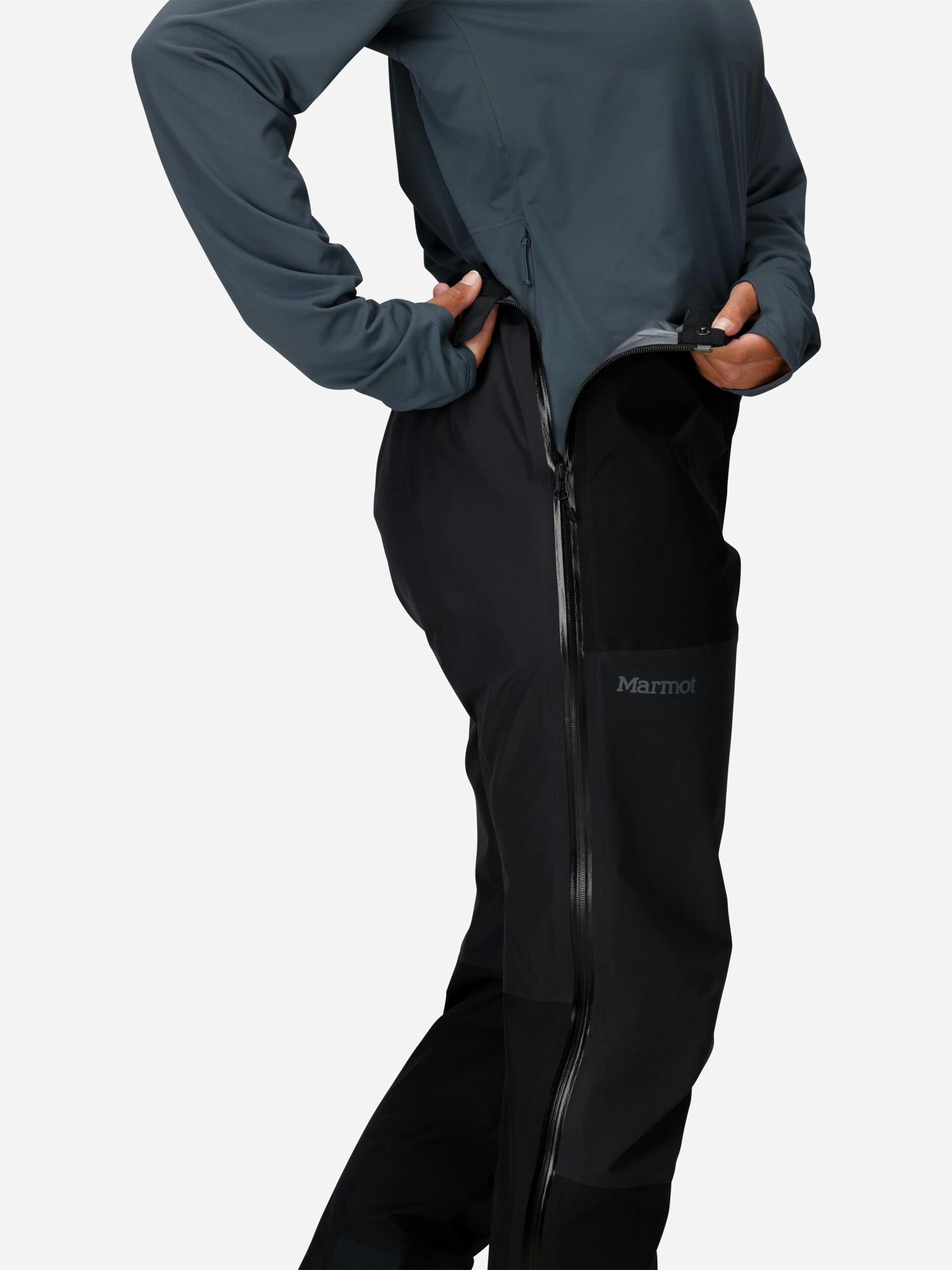 Marmot Women's Seeker GORE-TEX® C-Knit Rain Pant (Spring 2026) Jacket in Black - Image 5