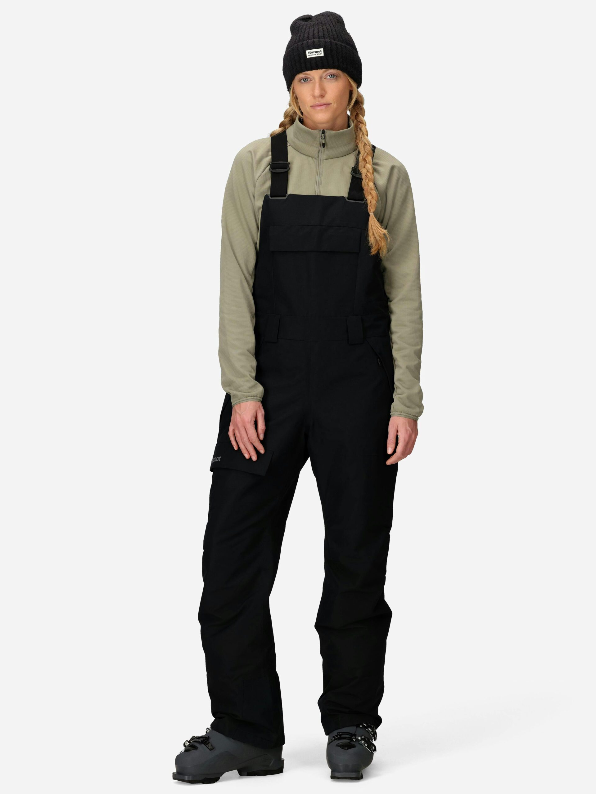 Marmot Women's Glades Insulated Bib (Fall 2025) in Black - Image 2