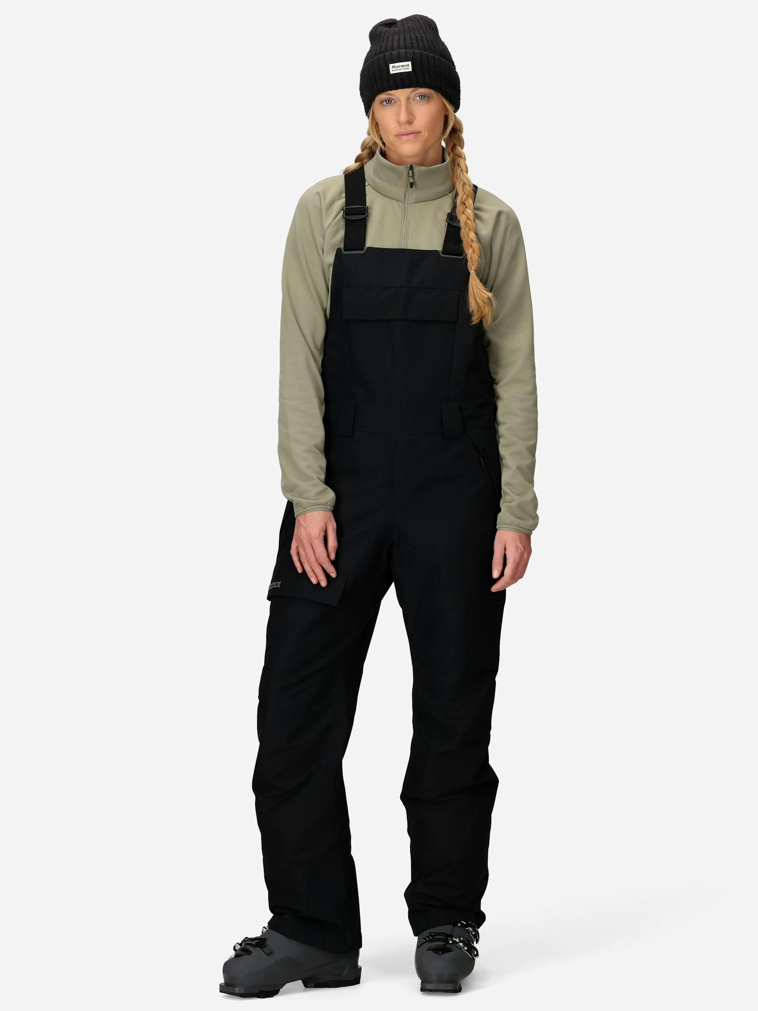 Marmot Women's Glades Insulated Bib (Fall 2025) in Black