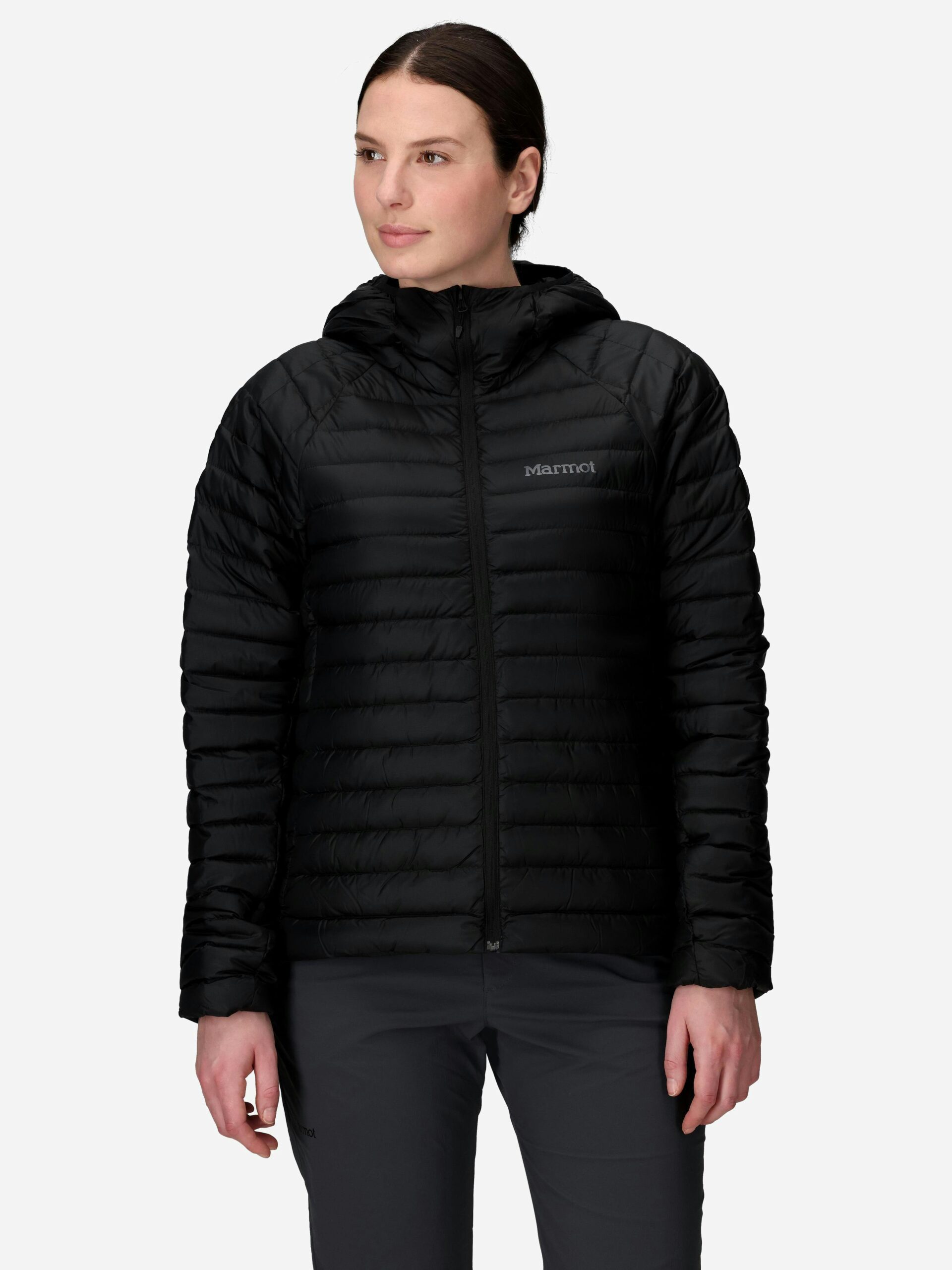 Marmot Women's Hype Down Hoody (Fall 2025) in Black - Image 2