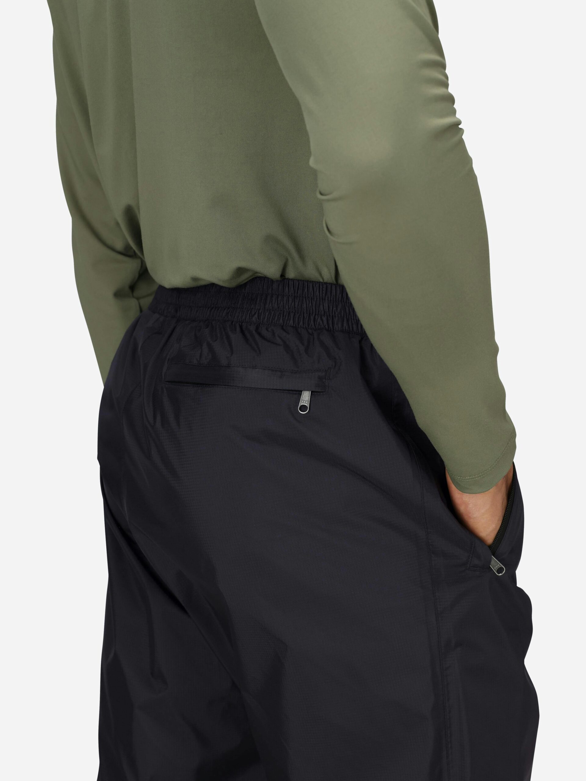Marmot Men's PreCip® Eco Rain Pants in Black - Image 6