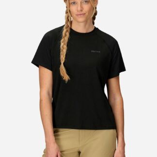 Marmot Women's Windridge UPF 50 Short-Sleeve T-Shirt (Spring 2026) in Black
